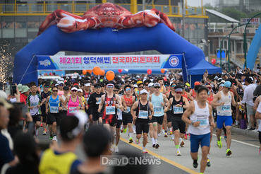 산불 극복의 신호탄, 제21회 영덕해변 전국 마라톤 대회 성료