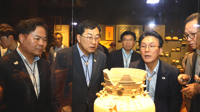 김민석 총리, 2025 APEC 정상회의 준비 현장 방문