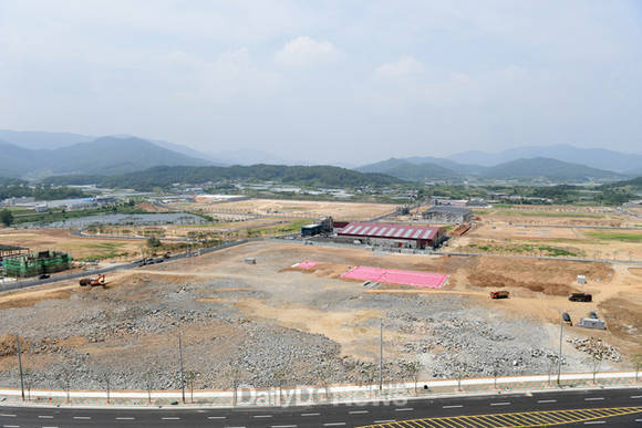 산업단지 건설 현장(김천시 제공)
