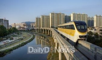 올해만 3번째 멈춘 대구도시철도 3호선 전경. (사진=대구도시철도공사 제공)