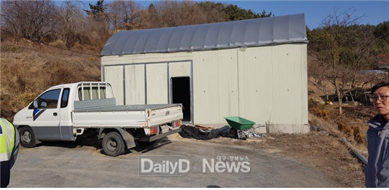 사진제공 김천경찰서) 조립공장