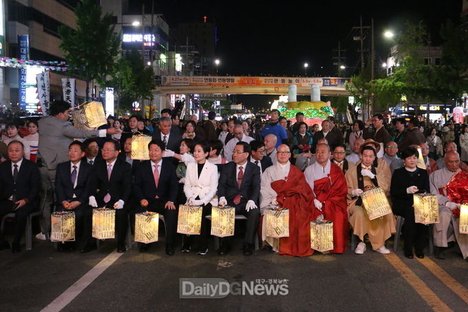 불기 2563년 부처님오신날 달구벌 연등행렬 모습. (사진=이준호 기자)<br>
<br>
<br>
