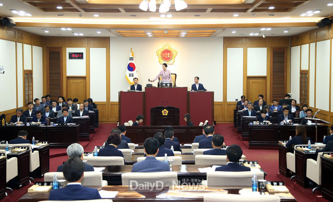대구시의회 정례회 모습. (사진=대구시의회 제공)