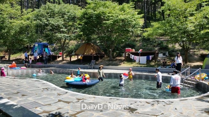 운주산승마자연휴양림내 물놀이장