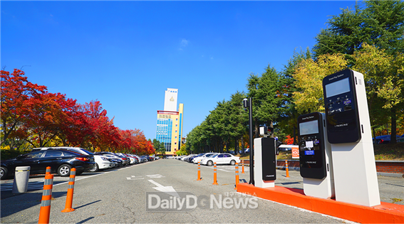 어린이회관 공영주차장 모습. (사진=대구시 제공)