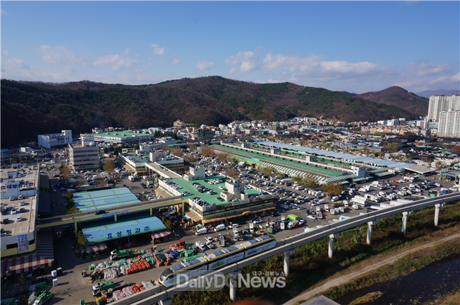 대구 북부 농수산물도매시장 전경. (사진=대구시 제공)