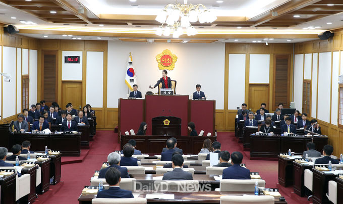 대구시의회 정례회 모습. (사진=대구시의회 제공)
