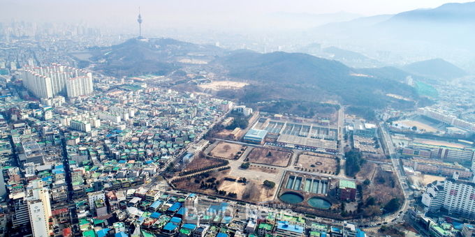대구시 신청사 이전 부지로 결정된 달서구 옛 두류정수장 부지. (사진=대구시 제공)
