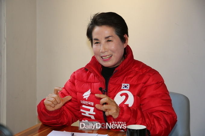정순천 자유한국당 대구 수성갑 예비후보. (사진=이준호 기자)