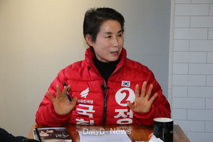정순천 자유한국당 대구 수성갑 예비후보. (사진=이준호 기자)