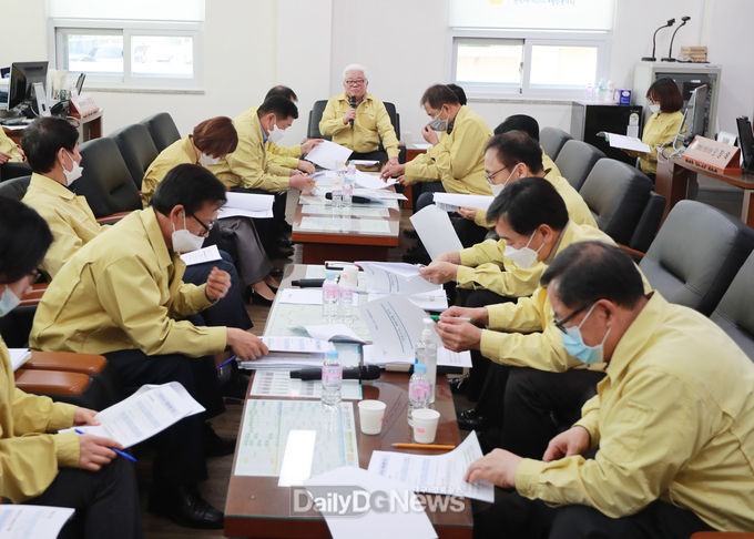 영양군의회, 코로나19 긴급간담회 - 중간보고