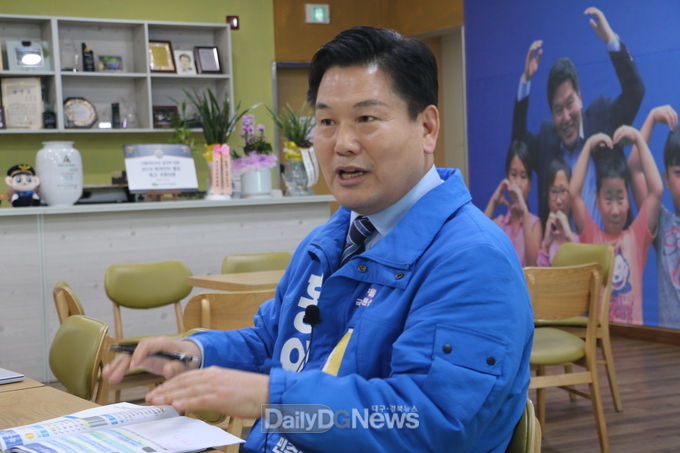 홍의락 더불어민주당 대구 북구을 예비후보. (사진=이준호 기자)