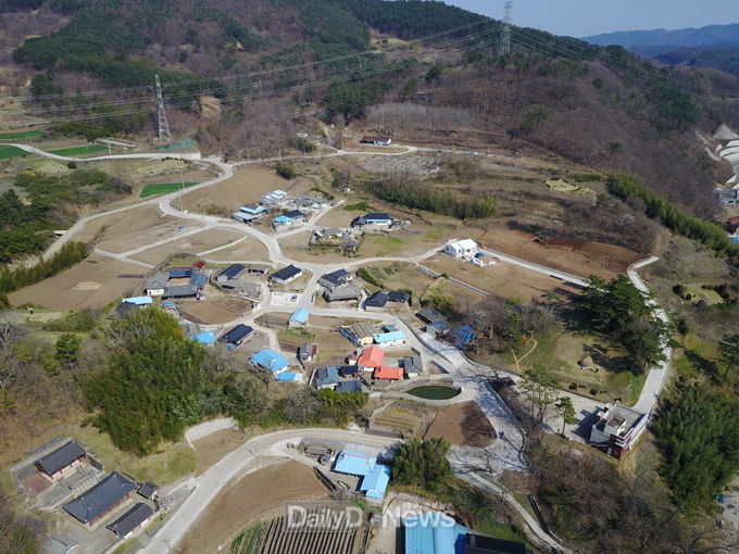  경주시 경주시 양북면 능곡마을, 쾌적한 주거공간조성 완료