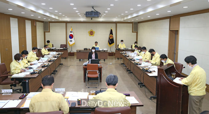 대구광역시의회 예산결산특별위원회 회의 모습. (사진=대구시의회 제공)