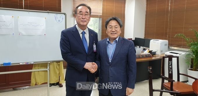 사진제공 구미시 강기정 정무수석 면담