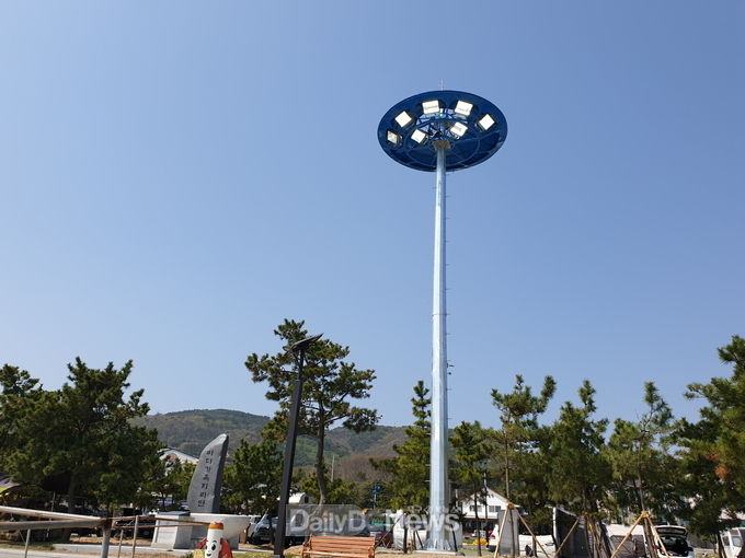 경주시, 야간조명타워 설치로 안전한 밤바다 조성