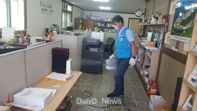 울진군, 자원봉사할인 가맹점 방역 서비스 지원