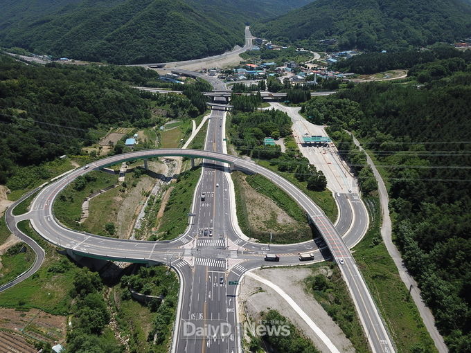 사진제공 (왜관-가산간 도로공사-다부IC 교차로)