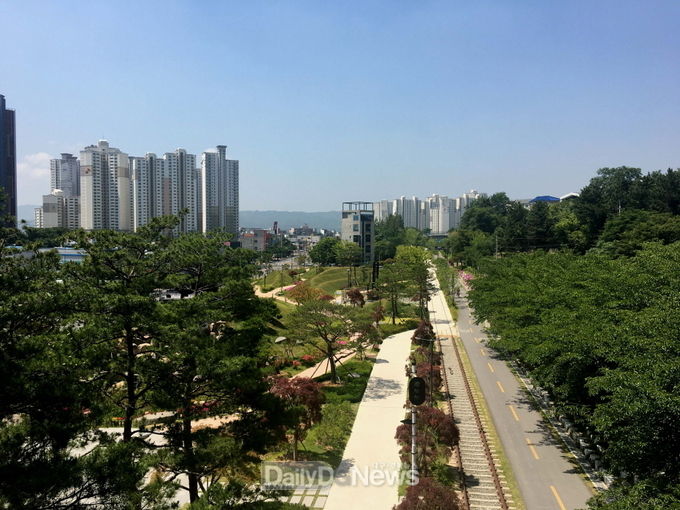 환경과 시민이 공존하는 그린뉴딜 선도 도시 포항(포항철길숲)
