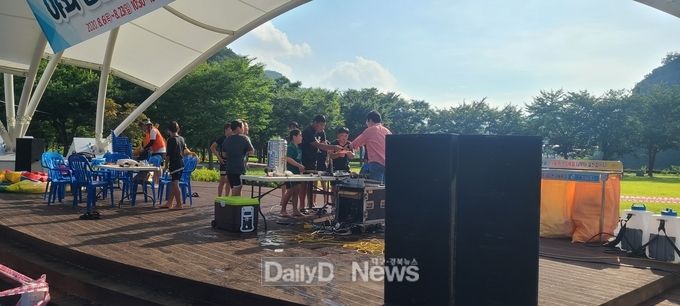 2020 선바위관광지 야외 물놀이장 레크리에이이션 진행