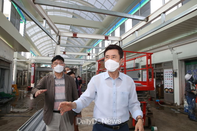 이강덕 포항시장, 오천읍 주요사업 현장 점검