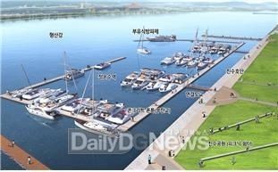 경북 마리나시설 개발2(형산강 마리나 조감도)