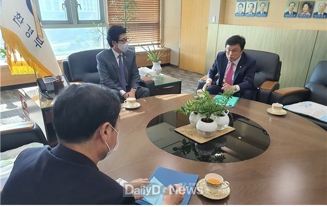 세종시 정부종합청사 조명래 환경부 장관 면담