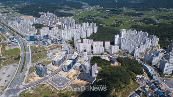 경북도청 신도시 전경