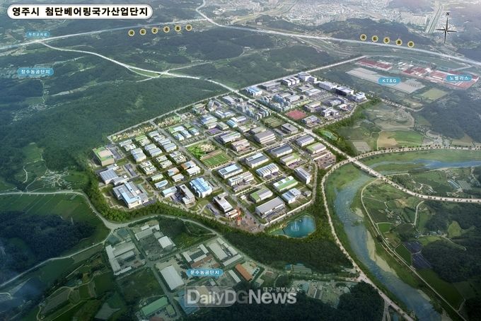 영주 첨단베이링국가산업단지 조감도