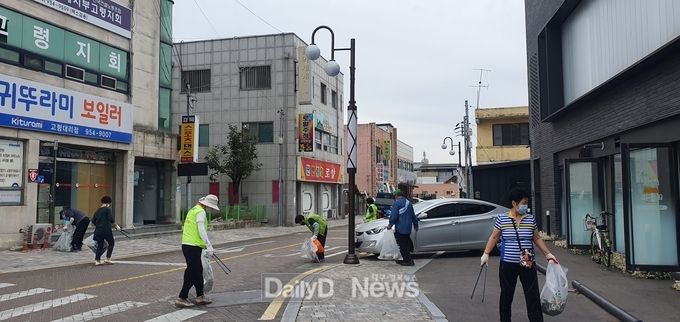 읍 시가지 통로별 일자리사업 전면 배치
