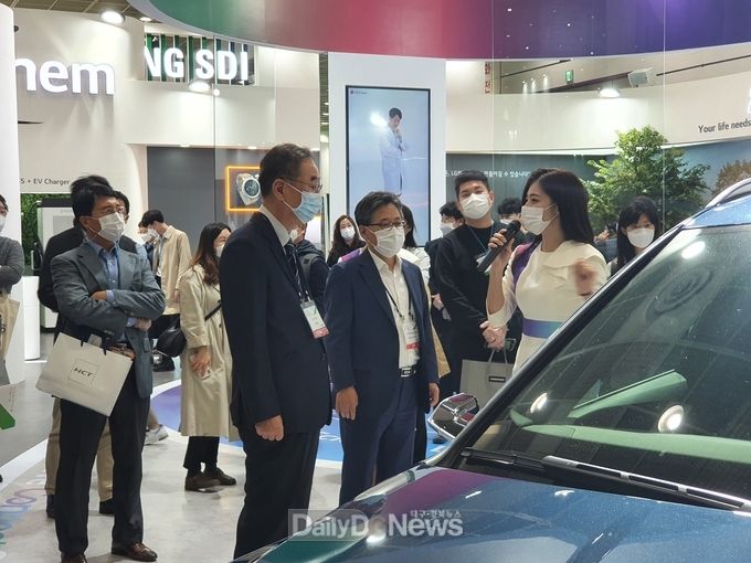 장세용 구미시장, 세계 3대 전지산업전 ‘InterBattery 2020’참관