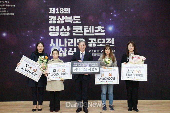경북콘텐츠진흥원,‘2020전통문양·캐릭터디자인, 시나리오 공모전’시상식