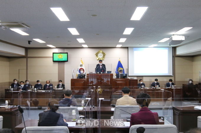 상주시의회 , 제203회 임시회 개회