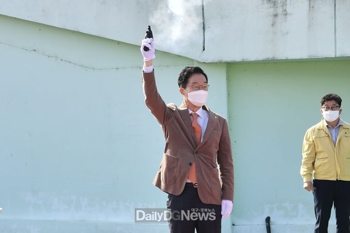 교육감배 시·군대항 비대면 초·중 구간마라톤대회 개최