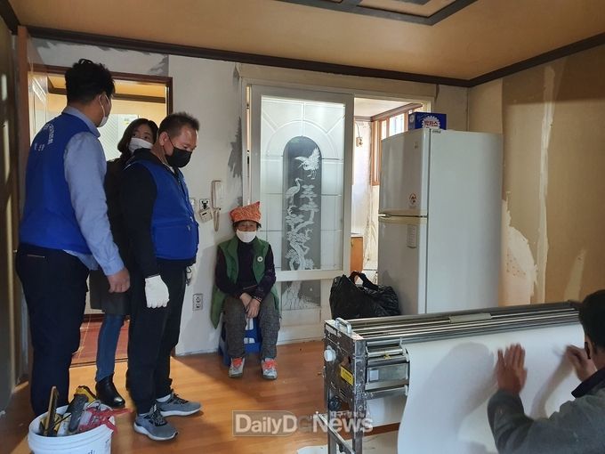 바르게살기운동 구미시협의회 청년회, 재능나눔 집수리 봉사활동 전개