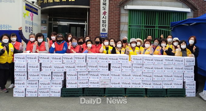 대한적십자사 북부동봉사회 김장나누기 봉사활동 전개