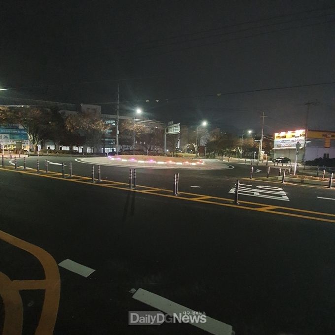 남부동 상방사거리에 회전교차로 설치