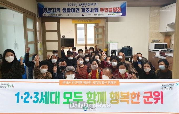 ‘21년 새뜰마을사업 주민설명회와 함께 인구정책 캠페인 전개
