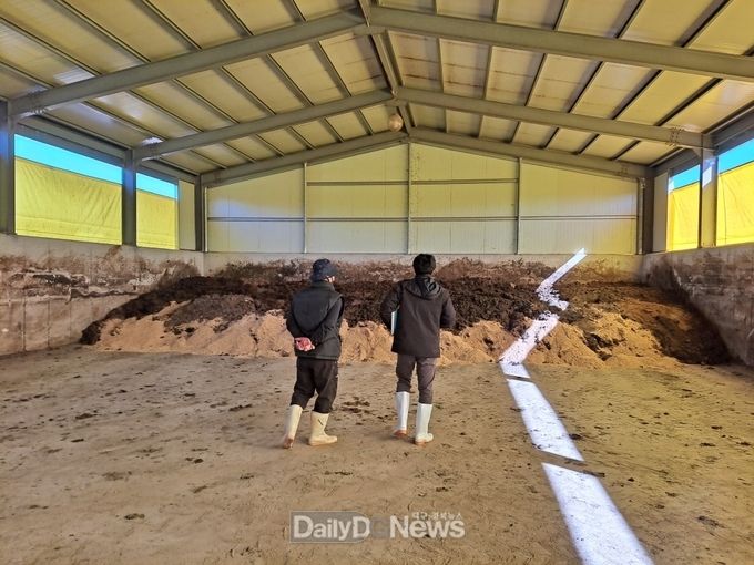 의성군, 군위군과 가축분뇨 배출시설 합동점검 실시
