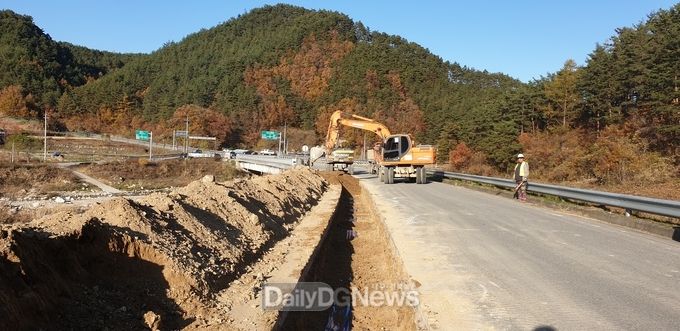 울진군 2020년 상·하수도사업 추진성과 (급수구역 확장사업(두천지구) 전경)