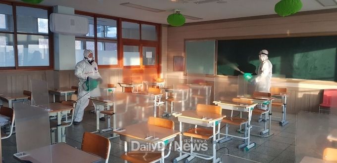 시험장 사전점검 및 일제방역 실시