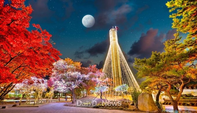 경북문화관광공사, 굴뚝 타고온 산타클로스 연출로 겨울철 새로운 볼거리 제공