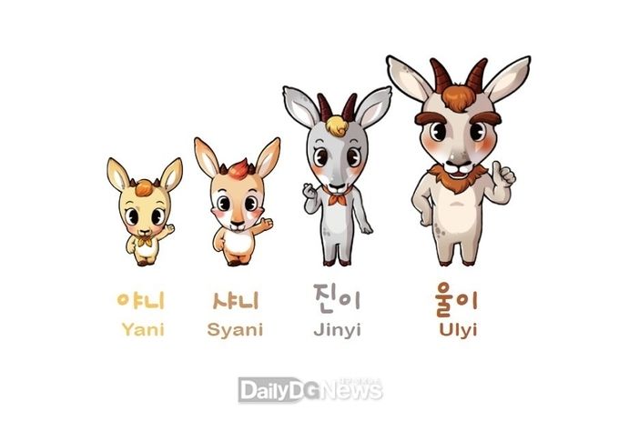울진군, 산양캐릭터 개발 및 상표등록
