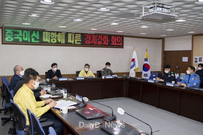 울릉군, 겨울철 중국어선 울릉연안 피항 대비 통합방위 협력체계 구축
