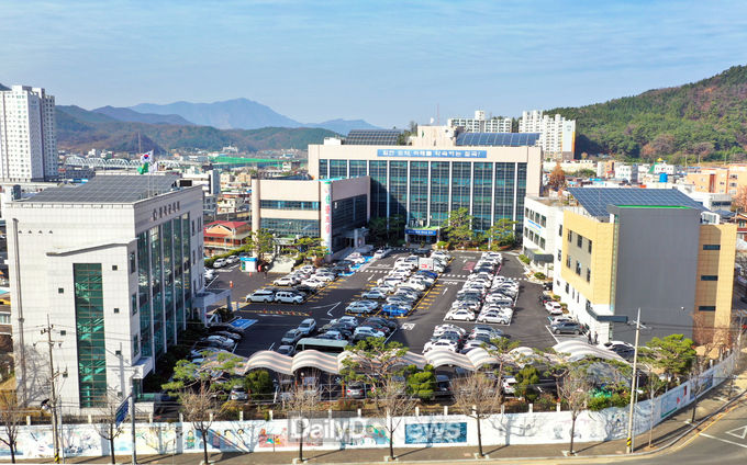 칠곡군청 전경