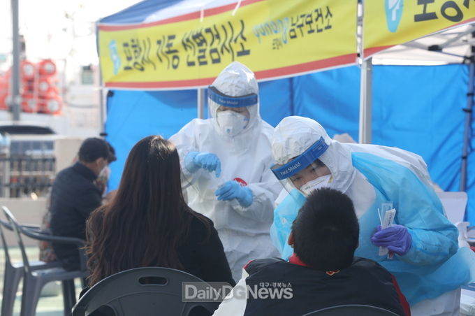 구룡포읍 지역 선제적공격적 검사로 n차 감염 차단 ‘총력'