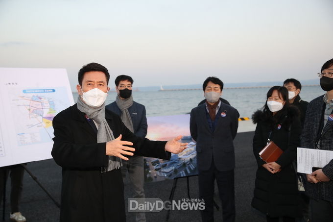 이강덕 포항시장, 새내기 중견간부와 주요 핵심사업 현장 방문