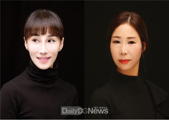 (사진설명 좌, 보훈무용예술협회 구미시지부 오주신 지부장/ 우, 최순주 부지부장)