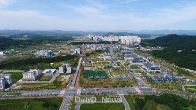 경북도청 신도시 전경