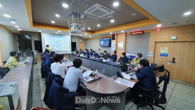 영덕군이 영덕, 강구지역 도시침수 예방사업 중간보고회를 개최했다